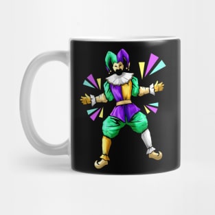 Jester Costume For Mardi Gras Mug